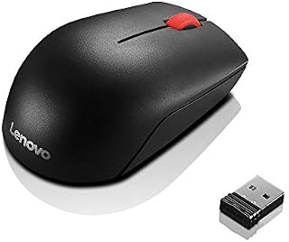 Lenovo Essential Compact Wireless Mouse, Black, 4Y50R20864
