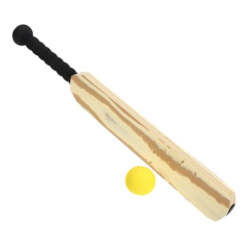UPKOCH Cricket para y Palos de EVA Resistente para Interacción Familiar y Actividades Interiores y Exteriores Color Madera