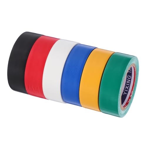 Veemoon 6 Rollen PVC Isolierband Set