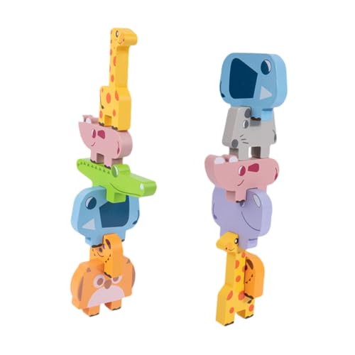 Blocs équilibrés en bois SOIMISS, jeu Montessori d'excellence pour l'éveil des petits