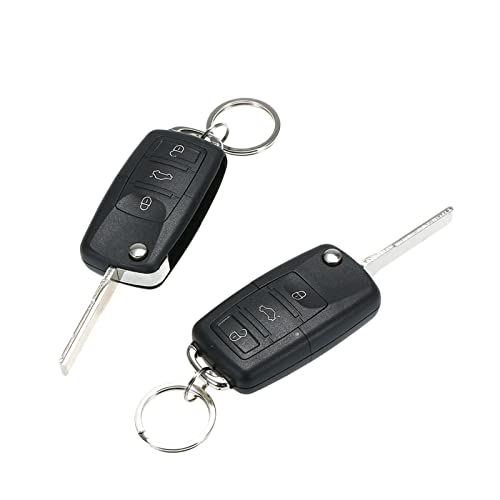 VISLONE Zentralverriegelung Universal Auto Türschloss Schlüssel Entry System Remote Central Control Locking Kit with Trunk Release Button