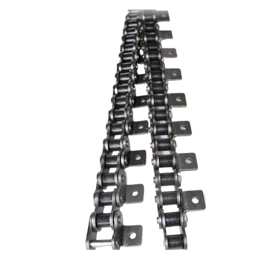 Generic Bent Plate Chain 3 Points 06B 08B 10A 12A16A 20A 32A Single Hole Single Double Side Chain MINGPING (Size : 40A-1-1m 1side 1hole)