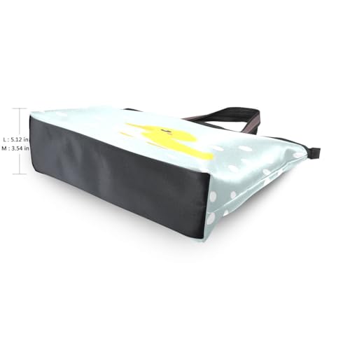 Cute Duck Pattern Shoulder Bags Large Handle Ladies Handbag3