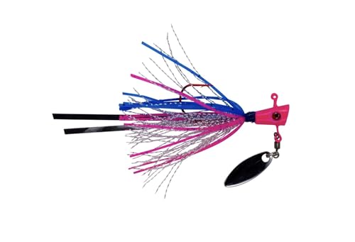 Leland's Lures Fin Spin Pro Series Pink 1/8oz Crappie Jig