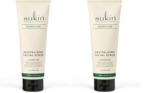 Sukin Revitalising Facial Scrub, Signature, 125ml (Pack of 2)