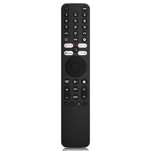 FOXRMT XMRM-ML Reemplazo Mando Xiaomi TV Voz, Compatible con Xiaomi Smart TV Ultra HD 4K QLED