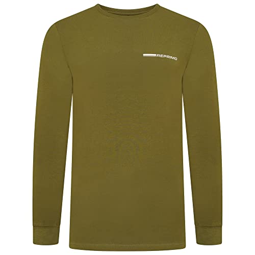 Reprimo | Long-Sleeved T-Shirt - Khaki Small