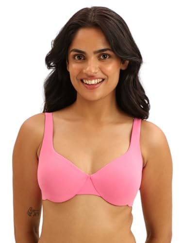 Image of Women Underwired Minimizer Bra with Adjustable Straps | Seamless and Invisible | Non-Padded Full Coverage and Breathable Bra | Light Minimising Effect