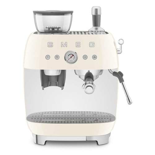 Las 10 mejores cafeteras Smeg Smeg EGF03CREU Manual Coffee Machine Espresso Machine 2.4 L