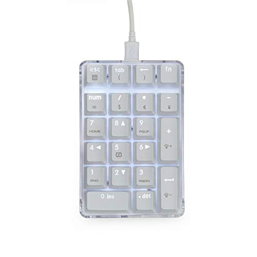 Buy Mechanical Numeric Keypad Brown Switch Gaming Keypad 21 Keys Mini Numpad Portable Keypad