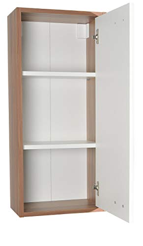 FMD Wall-Mounted Cabinet Madrid 1 Approximately 32.5 x 72 x 19 cm Plumtree and White FMD Wall-Mounted Cabinet Madrid 1 Approximately 32.5 x 72 x 19 cm Plumtree and White