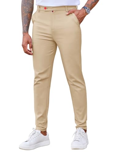 Beotyshow Men's Dress Pants Slim Fit Casual Trendy 2025 Formal Skinny Athletic Stretch Business Pant2