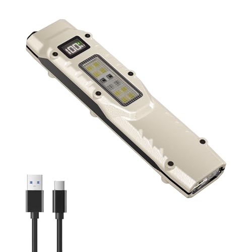 Lampe de poche plate rechargeable contre panne de courant et nuit