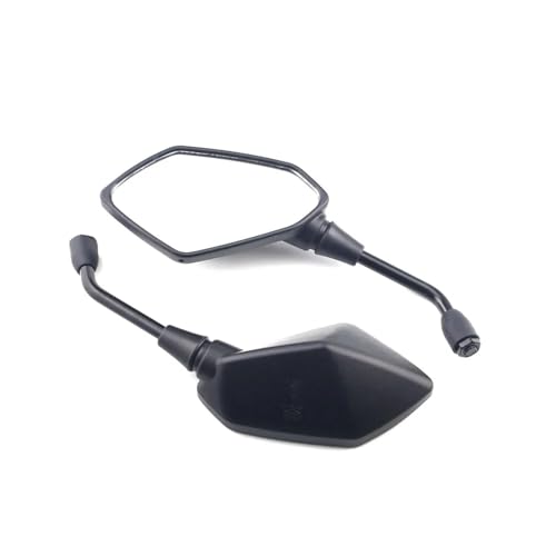 Misura universale for specchietti retrovisori con filettatura da 10 mm, guscio in ABS, stelo in metallo.
