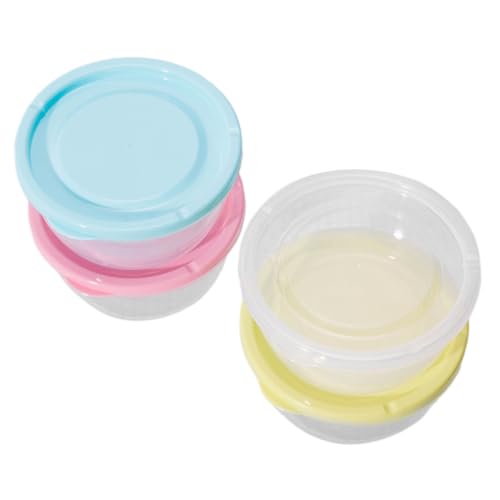 Balacoo 4Piezas Reutilizable De Cajas De Conservación Para Refrigerador Almacenamiento Verduras Colores Manzana