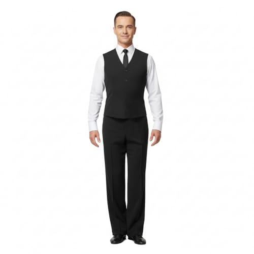 Chaleco para danza standard Ready4Dance cómodo y elástico negro 4XL 2