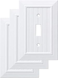 Franklin Brass Classic Beadboard Schalterblende 3er Pack