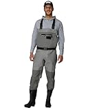 FROGG TOGGS Men's Hellbender PRO Bootfoot Waterproof Fishing Chest Wader for Fishing, Felt Sole, Felt Sole, 10