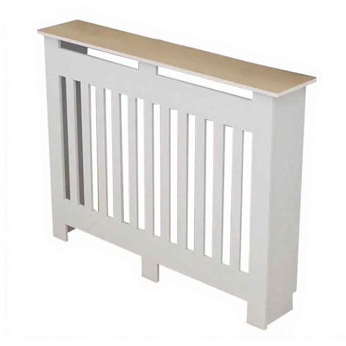 Heizkörper-Abdeckung, Schrank mit Regal, einfach zu montieren, Heizungsabdeckung für Wohnzimmer und Schlafzimmer, stilvolle Heimdekoration (55 x 20 x 55 cm) Heizkörper-Abdeckung, Schrank mit Regal, einfach zu montieren, Heizungsabdeckung für Wohnzimmer und Schlafzimmer, stilvolle Heimdekoration (55 x 20 x 55 cm)