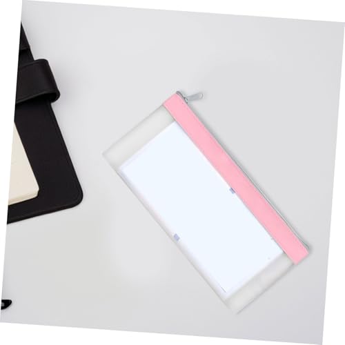 4Pcs Transparent Zipper Money Envelope Wallet for Cash Checks and Envelopes Versatile Budget Pouch for Secure Storage Reusable and Convenient for Everyday Use4