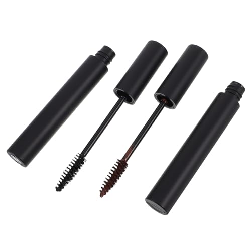 Mipcase Tinte Temporal para Barba y Cejas Hombre 2 Piezas Negro y Marrón Pincel Aplicación Precisa Coloración Temporal Cabello Masculino para Cuidado Personal