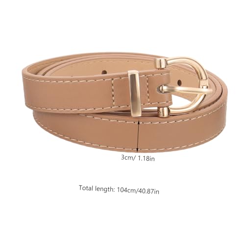 FRCOLOR 2Pcs Faux Leather Belts for Women Versatile Fashion Belts for Jeans and Dresses for Young Ladies and Teens2