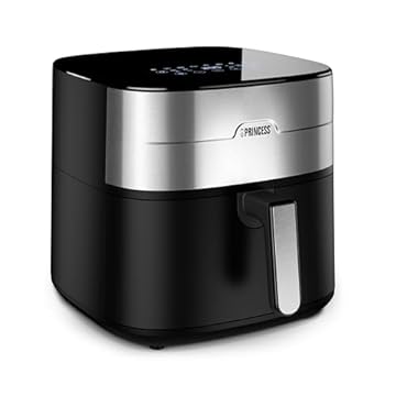 Princess Dual Heat Airfryer – 8 L XXL – Doppio elemento riscaldante – Friggitrice ad aria 15 in 1 – Senza BPA e PFAS – Avviso di scuotimento – Risparmio energetico del 60 % – 2000 W – 182280
