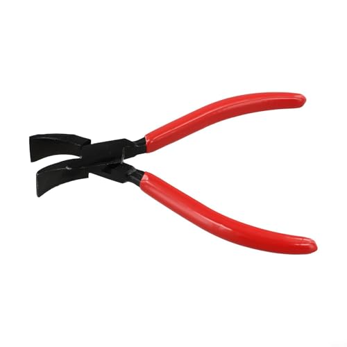Pince pliante en tôle de 180 mm avec poignée antidérapante pour ourler droit, coude 45° et 90° – Construction en acier à haute teneur en carbone, rouge/noir (45°)