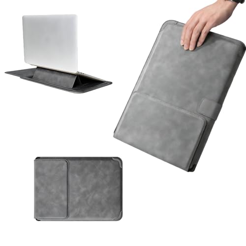 Funda de piel sintética para ordenador portátil 3 en 1 (albaricoque de 15/15,4/15,6/16 pulgadas)
