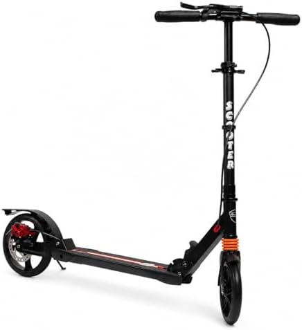 Patinete Scooter Urbano Suporta 150 Kg 200 Mm...
