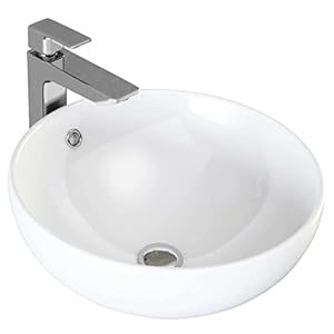 Vilstein VS-KW-03 Keramik Waschschale Rund 44 cm