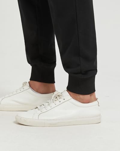 Zylioo Extra Long Sweatpants for Men Tall,Mens Black Sweatpants Long 34 Inch Inseam,Mens Joggers Tall Size4