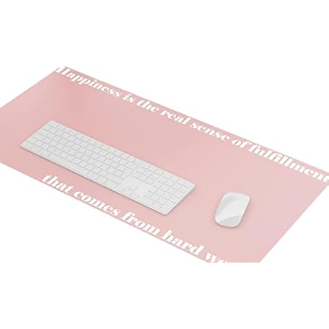 Large Mouse Pad,Dual Sided Leather Desk Pad,PU Desk mat,Waterproof Desk Protector Cover