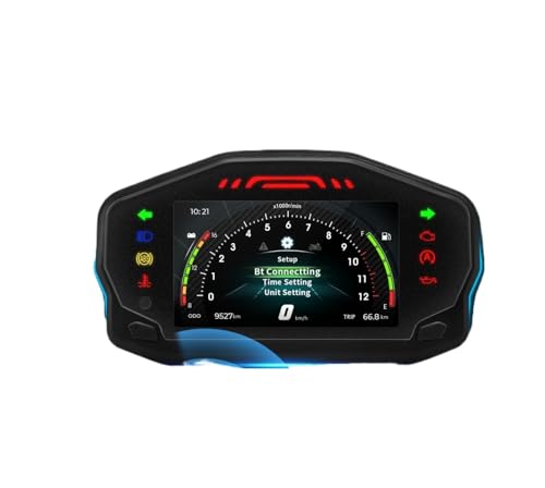 Tableau de bord de moto avec écran TFT numérique pour remplacer une jauge d'essence en panne