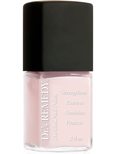 Dr’s Remedy Enriched Nail Polish: Non Toxic, All Natural, and Organic - Doctor Formulated: Strengthens, Restores, Heals, and Protects '24-Free' - PERFECT Petal Pink