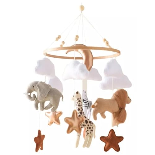 La mejor comparación de Móviles decorativos que Puedes Comprar On-line. 42 Fjlitx Móvil De Cuna para Bebés, Móvil De Animales para Cuna, Móvil De Cuna para Niños Y Niñas, Decoración De Guardería, Decoración Colgante De Dormitorio para Bebés,...