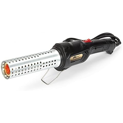 HomeRight Electro-Torch C900085 Fire Starter, Charcoal Starter and Lighter, BBQ Smoker, Grill Starter, Chemical Free Heated Air with Built-In Blower Cover