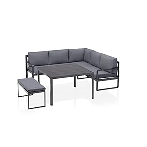 KETTLER Ocean Casual Dining Eckset Anthrazit