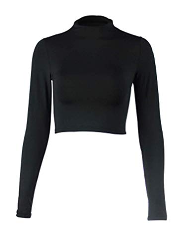 Loalirando Crop Top a Manica Lunga Maglia Ragazza