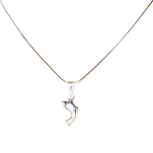925 Pure Silver Chain Pendant With Dolphin Charm For Girls And Women For Valentines Day Gift And Casual Wears-image-21