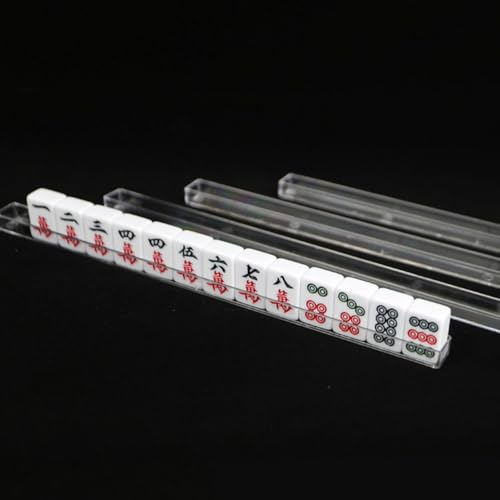 Soportes Mini Mahjong 4 Piezas Portátiles para Fichas miniatura 2