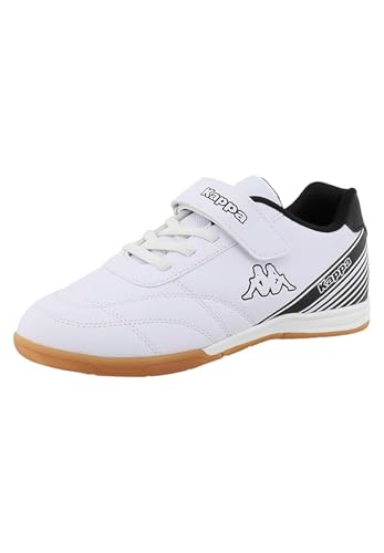 Kappa Indoor Kinder Hallenschuhe Weiß-Schwarz 95K0783001,...