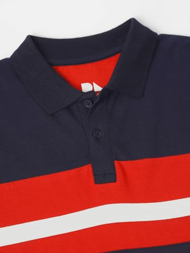 Image of Dennis Lingo - Men's Cotton Colorblocked Polo Regular Fit T-Shirt