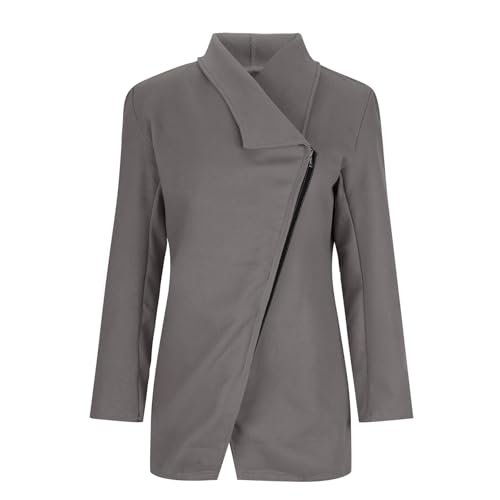 Womens Basic Jacket Outerwear for Women Long Sleeve High Neck Fleece Lined Wool Fall Winter Jackets 2025 Trendy Y2K3