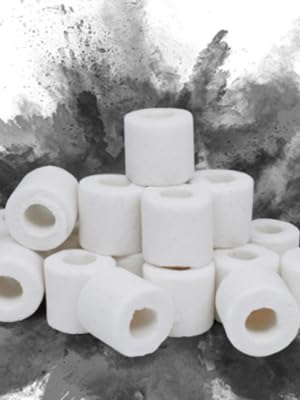 MUYYIKA Aquarium Filter Media Accessories for Aquarium Filter Ceramic Rings Biological Filter Media Ceramic Rings Organic Balls Porous Filter Biochemical Ball - Image 3