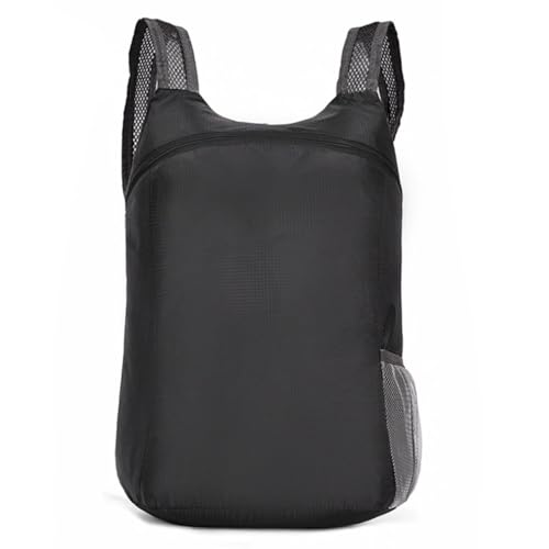 Mochila de Trilha Plegável e Leve Diária Acampamento Viagem 10L com Bolsa Armazenamento
