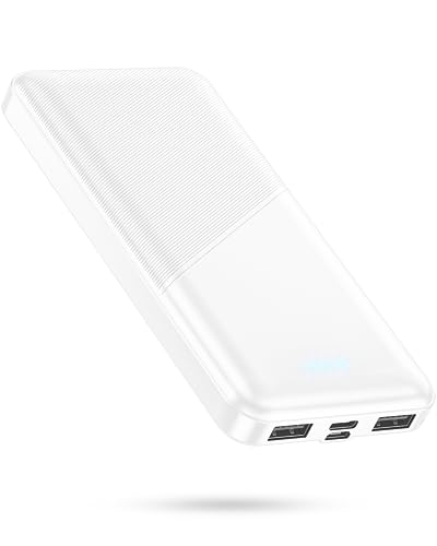 Feeke Portable-Charger-Power-Bank - 2 Pack 15000mAh Dual USB Power Bank Output 5V3.1A Fast Charging Portable Charger Compatible with Smartphones and All USB Devices