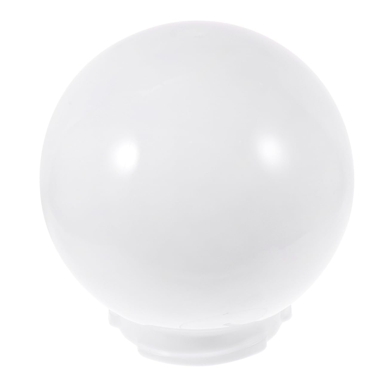 Homoyoyo Decorative Bathroom Globe Light Acrylic Globe Lamp Shade for Outdoor Post Light and Patio Use Easy to Install with Classic Simple Style and Sturdy Material