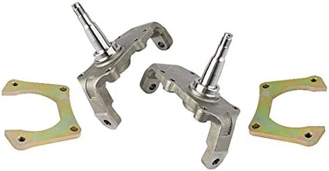 1955-57 Compatible with Chevy Dropped Spindle Kit for GM Metric Calipers