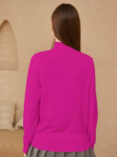 Image of SANGTREE Women's Turtleneck Sweaters Long Sleeve Pullover Tops | Breathable Lightweight Fabric| Fall Winter Fashion Outfits| Perfect for Daily,Office,Vacations,Holiday,Family Gatherings Etc.